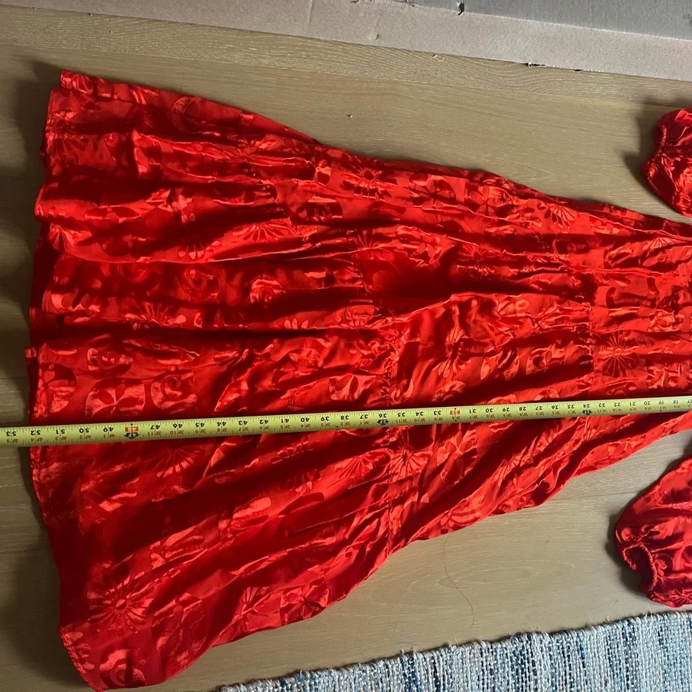 ✨Farm Rio Red Maxi Dress - Picture 4 of 8